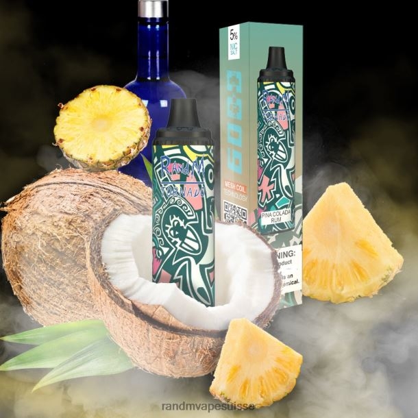 RandM Tornado Dispositif de contrôle du flux d\'air 6000, 1 pièce citron pomme rouge BXPBLD279 RandM Vape Online