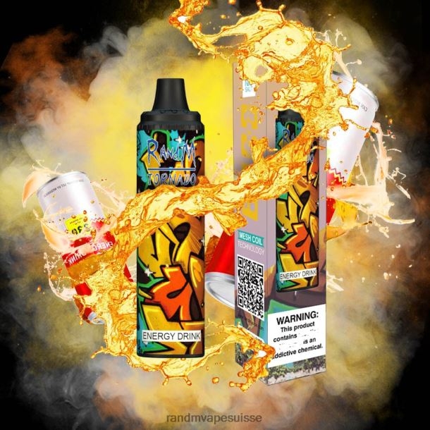 RandM Tornado Dispositif de contrôle du flux d\'air 6000, 1 pièce citron pomme rouge BXPBLD279 RandM Vape Online