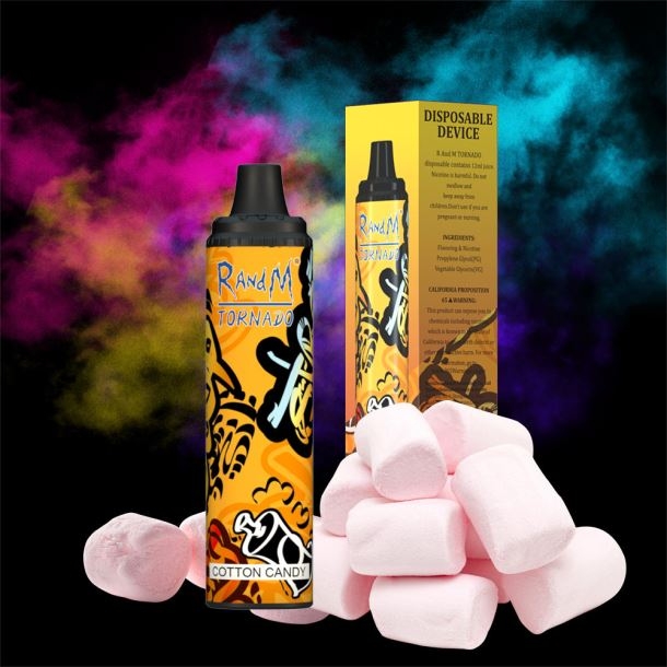 RandM Tornado Dispositif de contrôle du flux d\'air 6000, 1 pièce citron pomme rouge BXPBLD279 RandM Vape Online