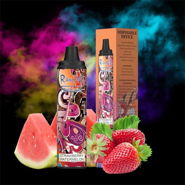 RandM Tornado Dispositif de contrôle du flux d\'air 6000, 1 pièce citron pomme rouge BXPBLD279 RandM Vape Online