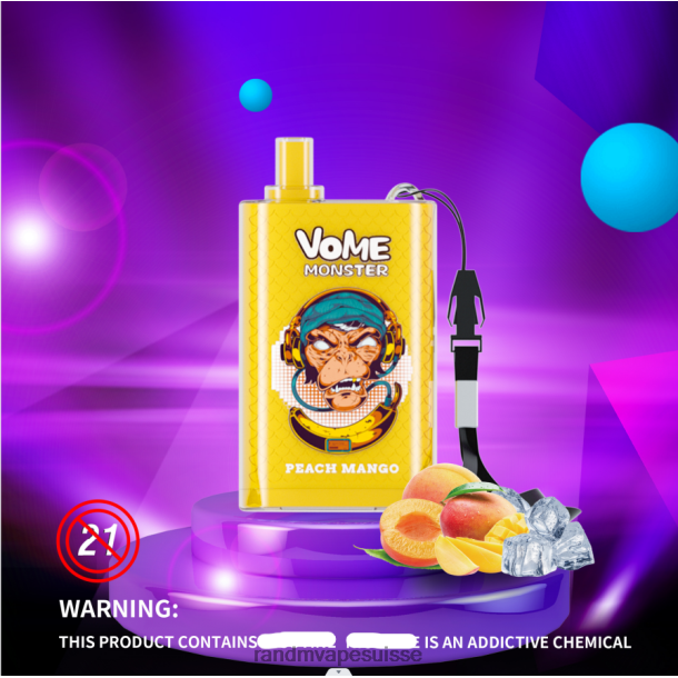 RandM Vome Monster 10000 dispositif de contrôle du débit d\'air, 1 pièce Baies mélangées BXPBLD278 Puff RandM Prix