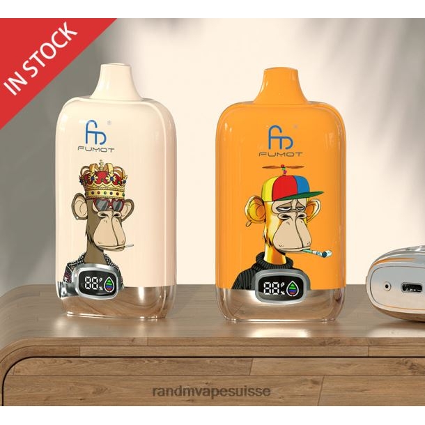 Fumot Original RandM Digital Box Batterie 12000 et dispositif de vape à affichage liquide Baies mélangées BXPBLD13 RandM Tornado Suisse
