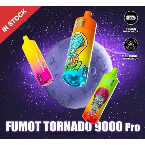 Fumot RandM Tornado Appareil de vape 9000 pro avec batterie et écran ejuice version 2 limonade rose BXPBLD209 RandM Vape Online