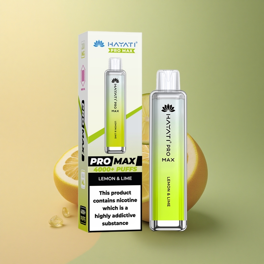 Hayati Pro Max 4000 Puffs Citron & Lime 2% Nicotine 1400mAh