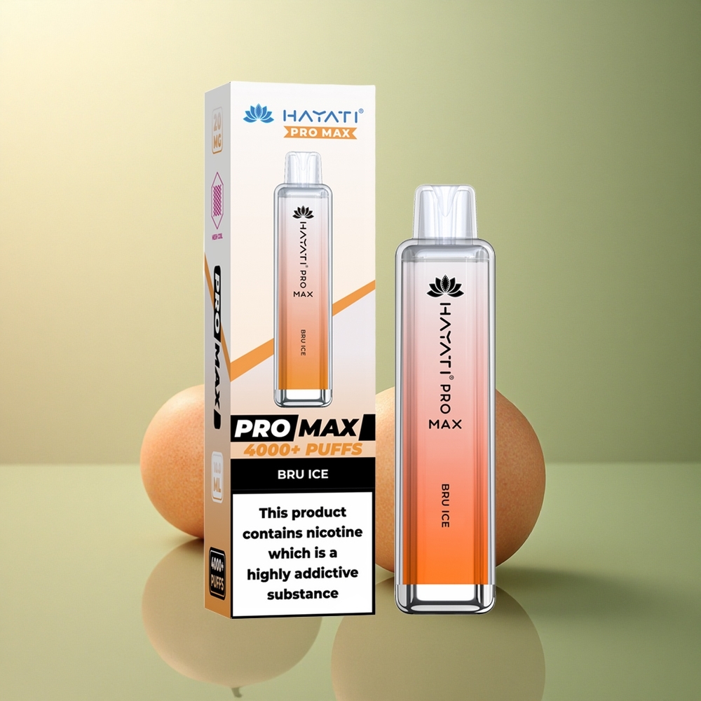 Hayati Pro Max 4000 Puffs Glace Bru Dual Coil 1400mAh