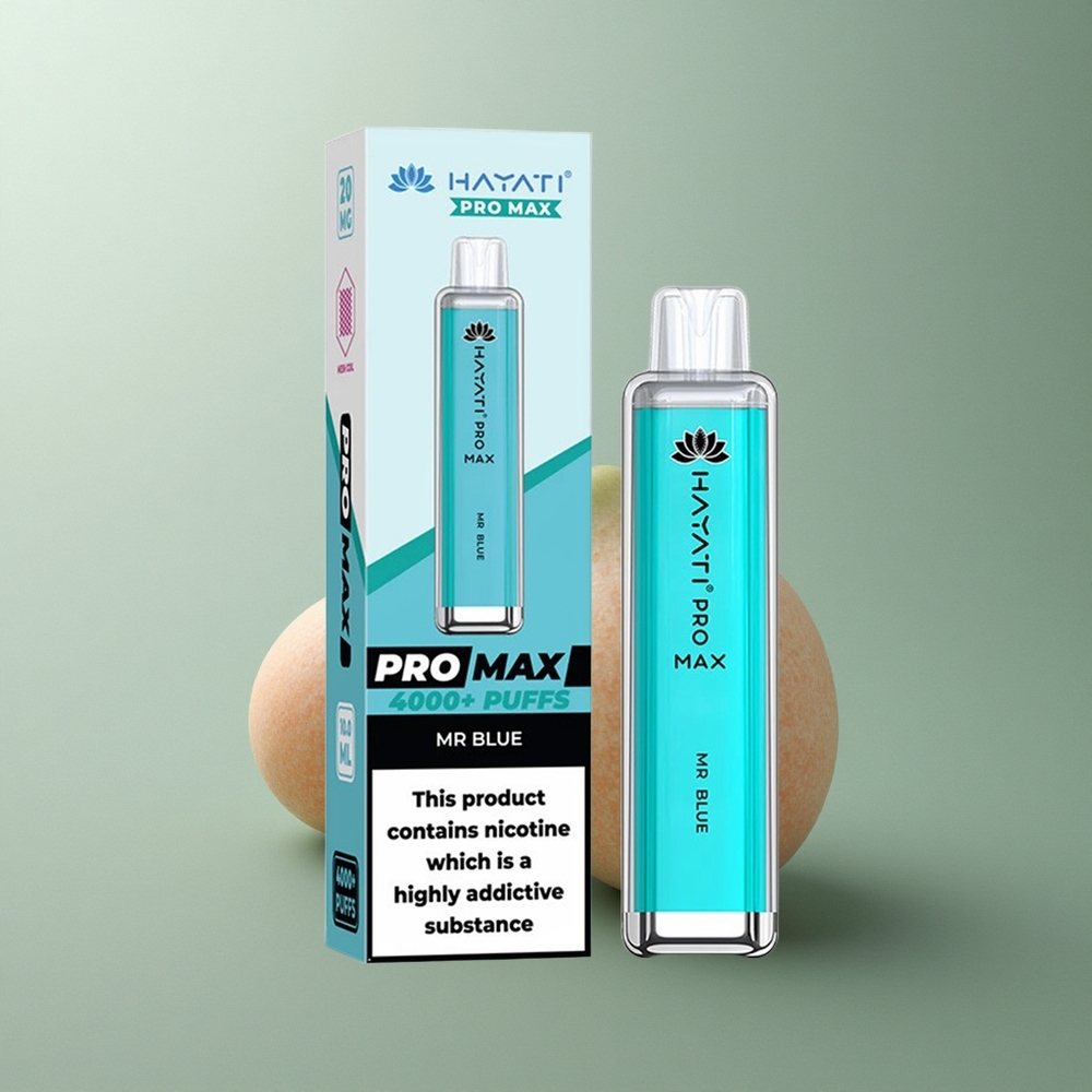 Hayati Pro Max 4000 Puffs Monsieur Bleu 2ml Rechargeable 1400mAh