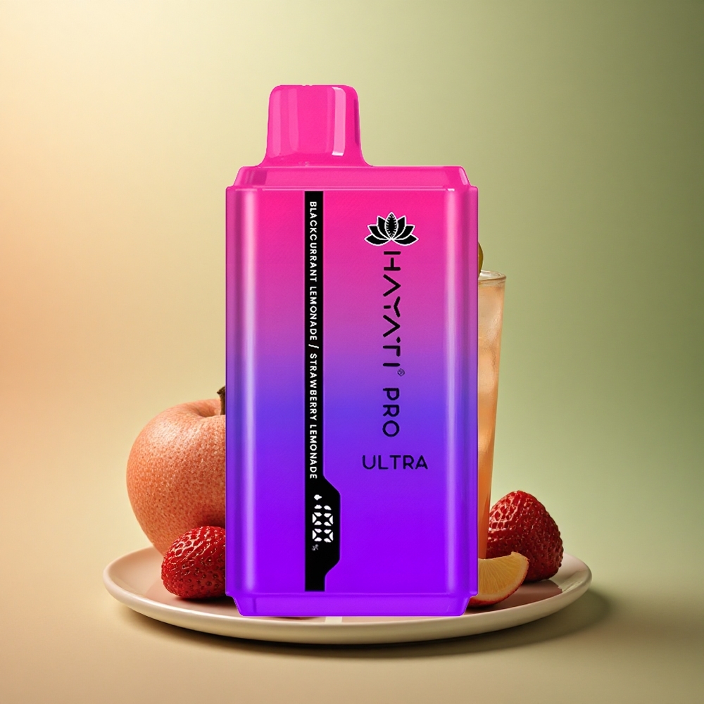 Hayati Pro Ultra 15000 Puffs Cassis Citronnade Fraise Citronnade 850mAh 2% Nicotine