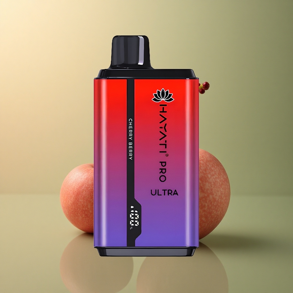 Hayati Pro Ultra 15000 Puffs Cerise Baie 850mAh 2% Nicotine