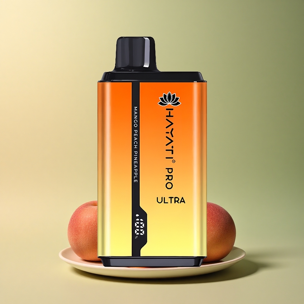 Hayati Pro Ultra 15000 Puffs Mangue Pêche Ananas 850mAh 2% nicotine