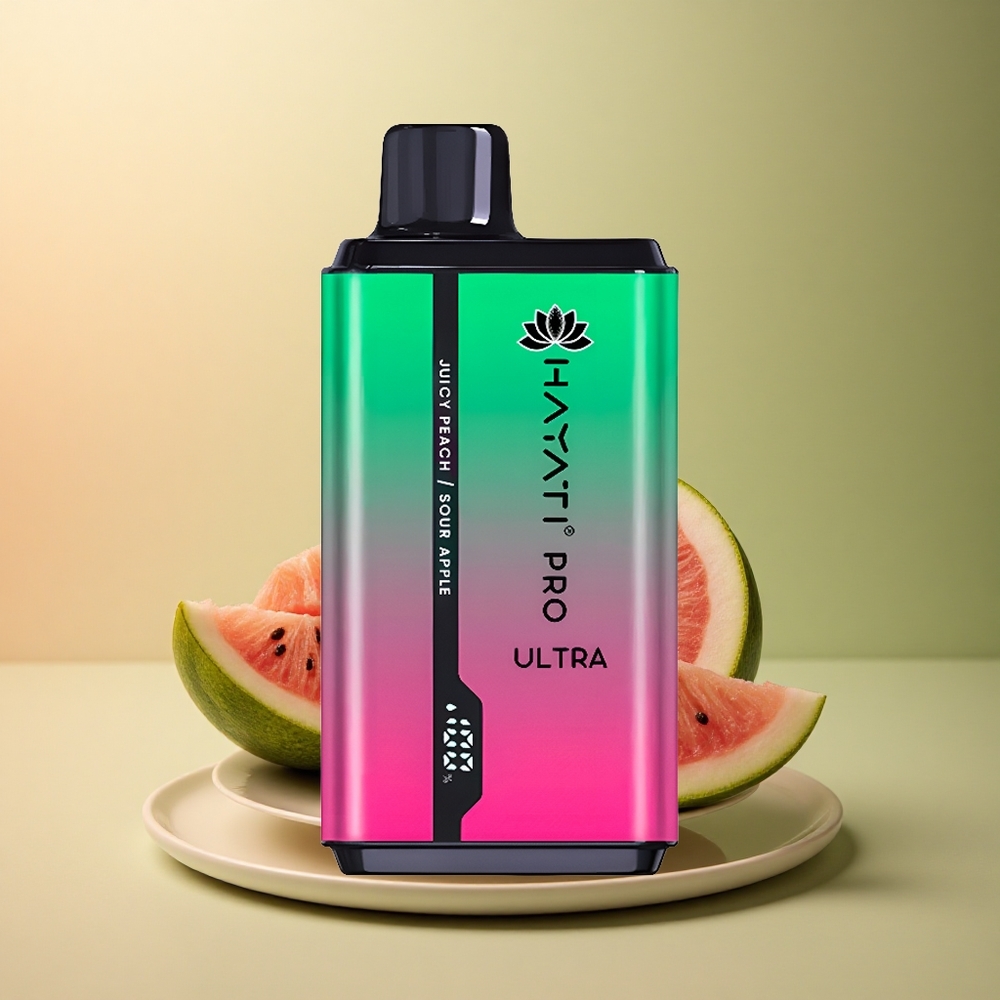 Hayati Pro Ultra 15000 Puffs Pastèque Kiwi Fruit de la Passion 850mAh 2% nicotine