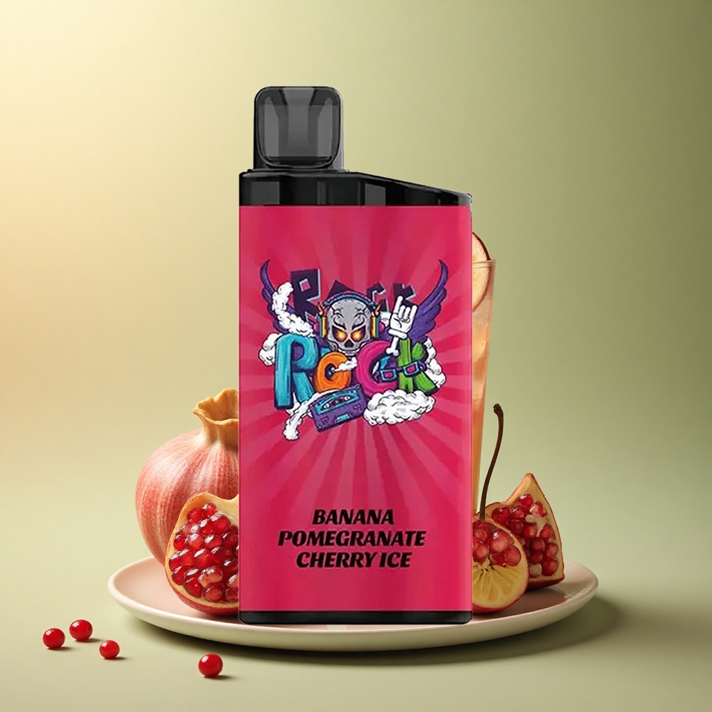 IGET Bar 3500 Puffs Glace à la Banane Grenade Cerise 1400 mAh 78g