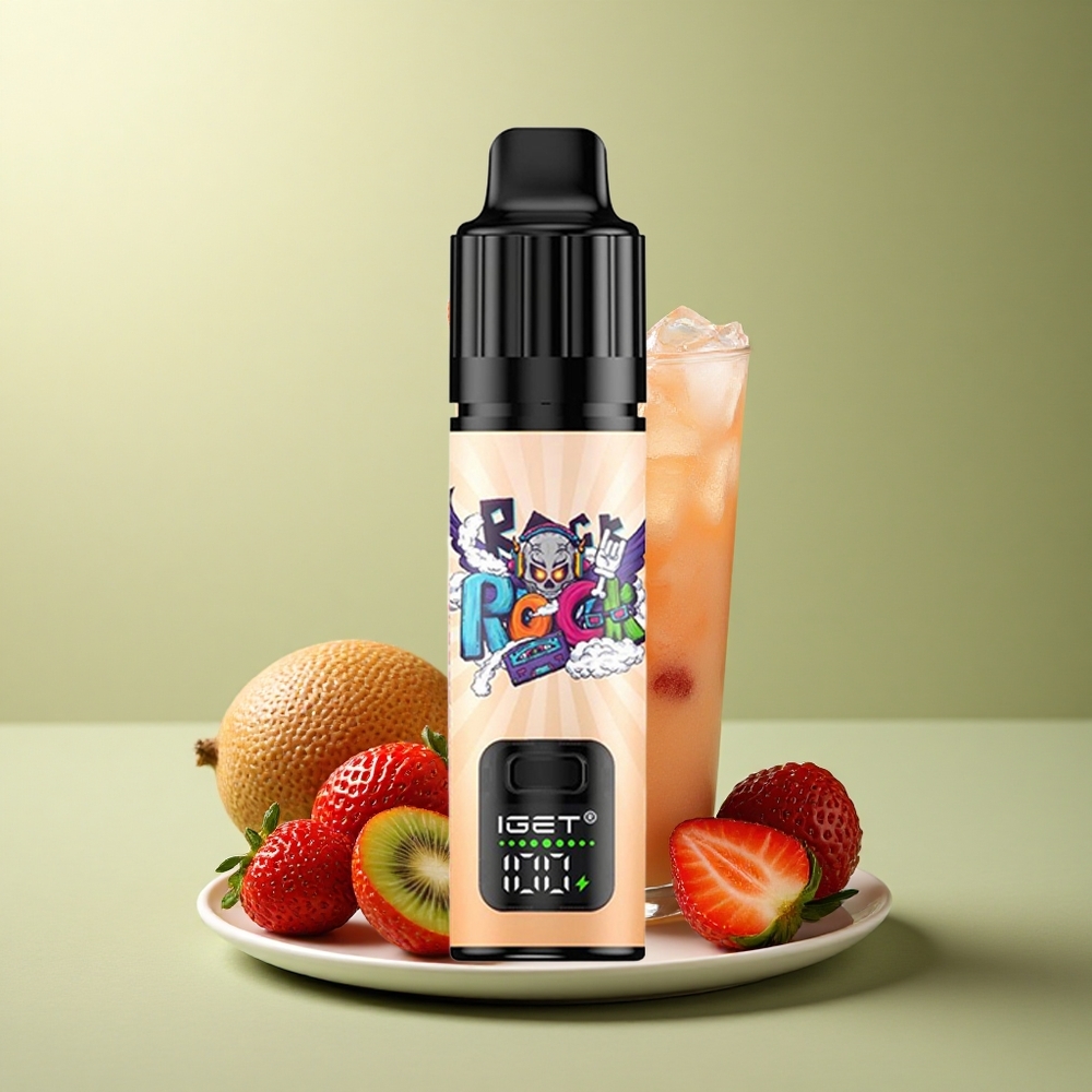 IGET BAR PLUS S3 POD 10000 Puffs Fraise Kiwi Glacé avec 5% de Nicotine et 950 mAh