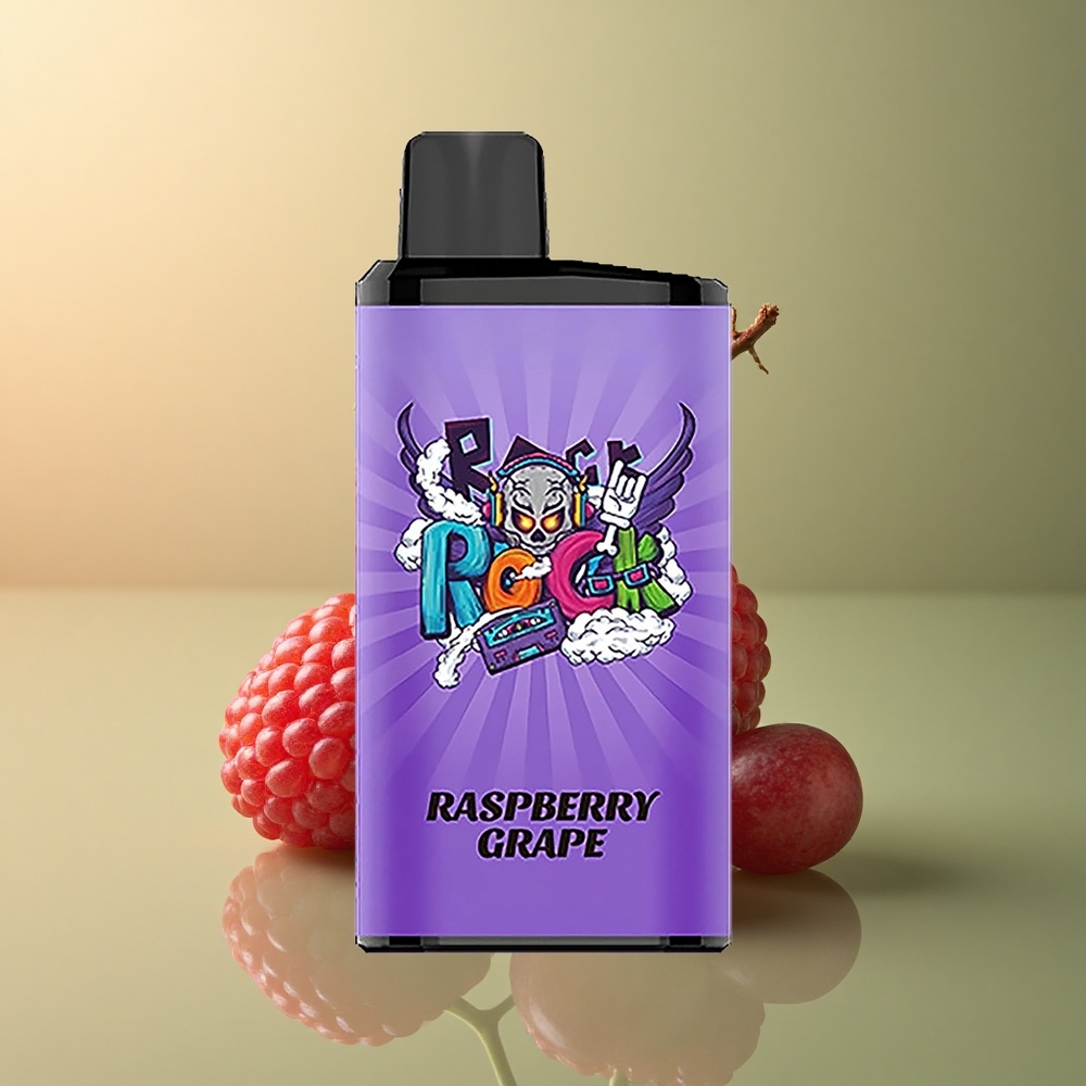 IGET Bar Pro 10000 Puffs Framboise Raisin 2000 mAh Mesh 1,2 Ohm
