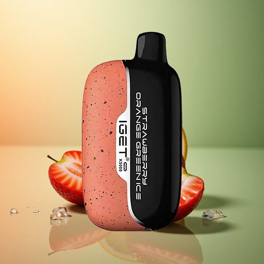 IGET Moon K5000 Puffs Fraise Orange Vert Glace 81.5g PC 1.35 Ohm