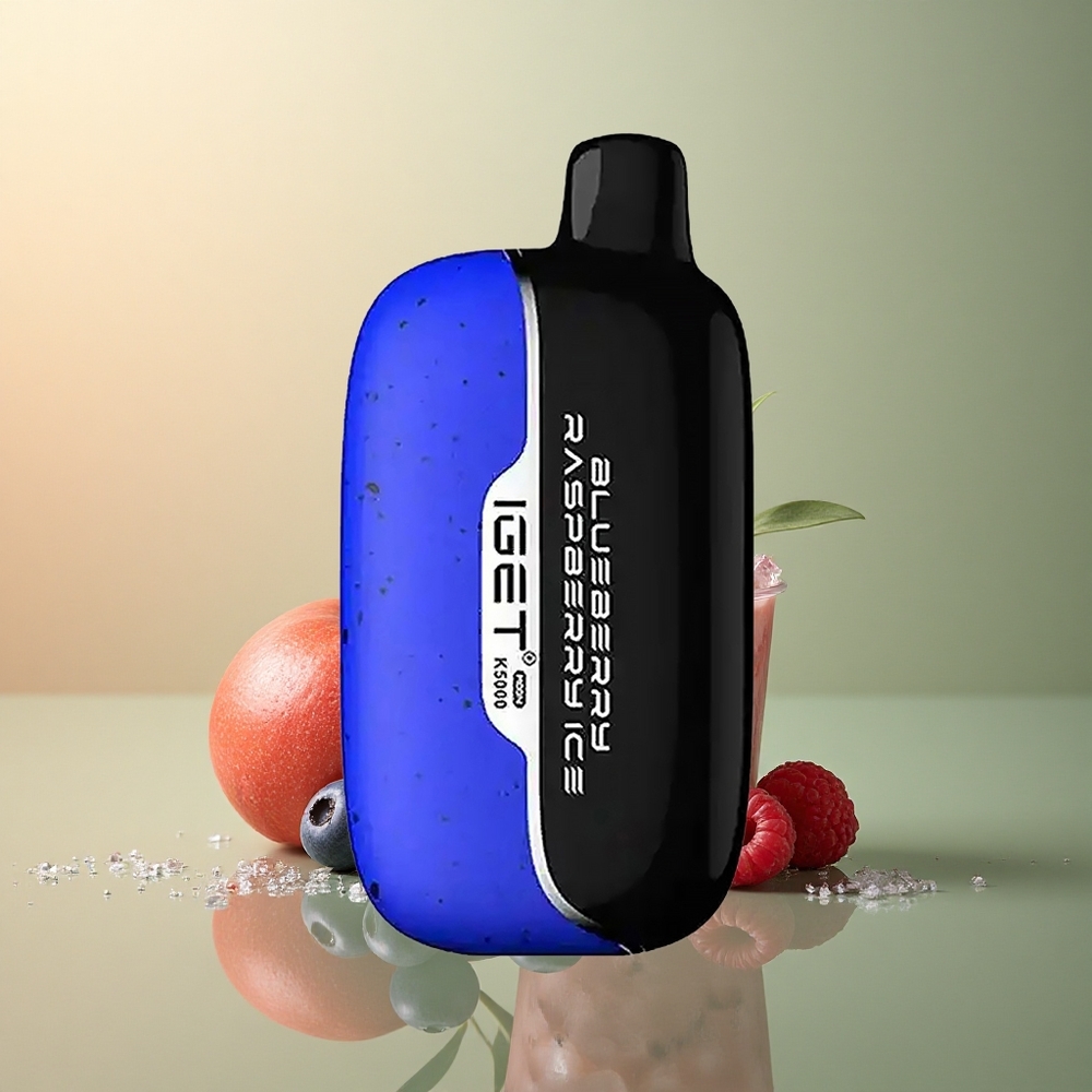 IGET Moon K5000 Puffs Glace Myrtille Framboise 5000 Puffs 81.5g PC