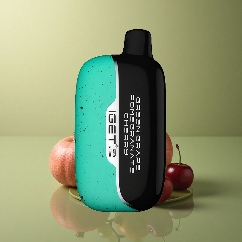 IGET Moon K5000 Puffs Raisin Vert Grenade Cerise PC 81.5g 1.35 Ohm