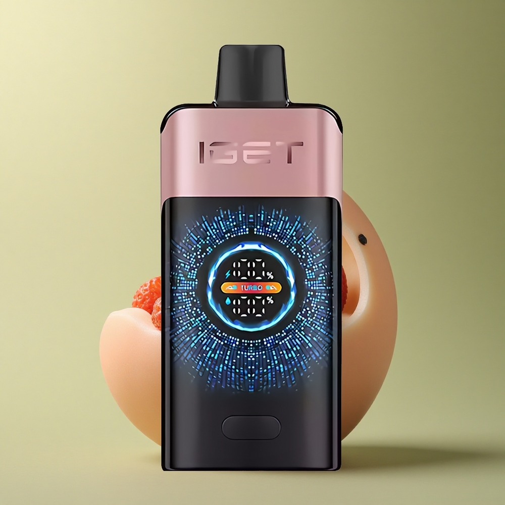 IGET ONE 12000 Puffs Chupa Chups Fraise 2700 mAh Dual Mesh