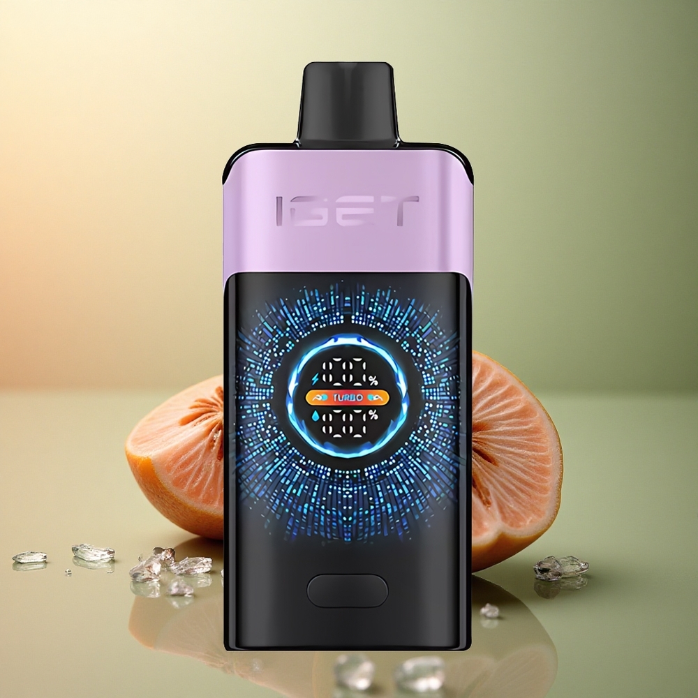 IGET ONE 12000 Puffs Glace aux Fruits Rouges avec Écran Courbé et Batterie 2700 mAh