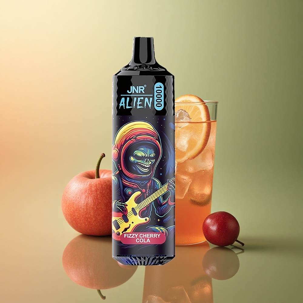 JNR Alien 10000 Cola Cerise Pétillante à 850mAh et 20ml E-liquide