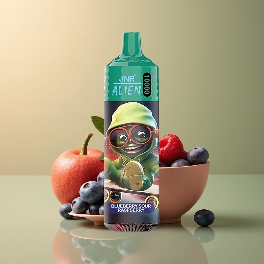 JNR Alien 10000 Framboise Acidulée Myrtille 850mAh Type-C