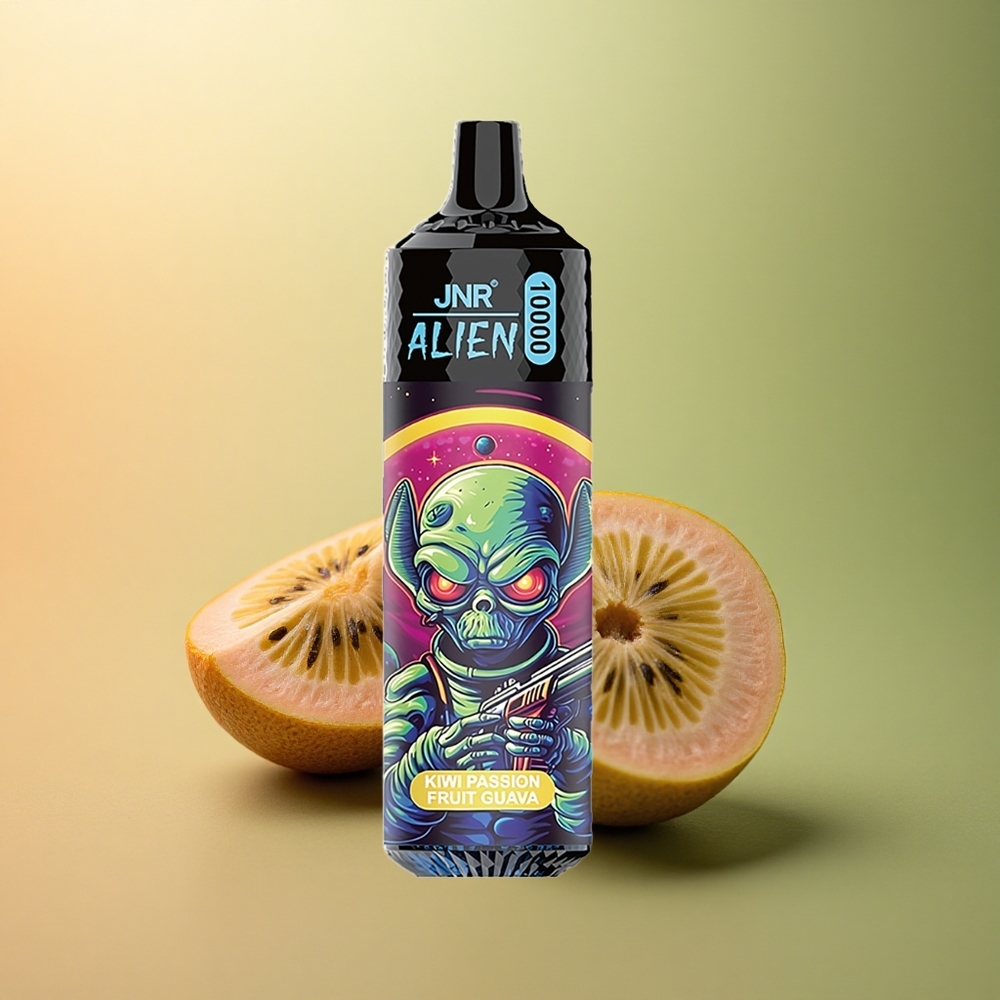 JNR Alien 10000 Kiwi Fruit de la Passion Goyave 850mAh 1.2 Ohm