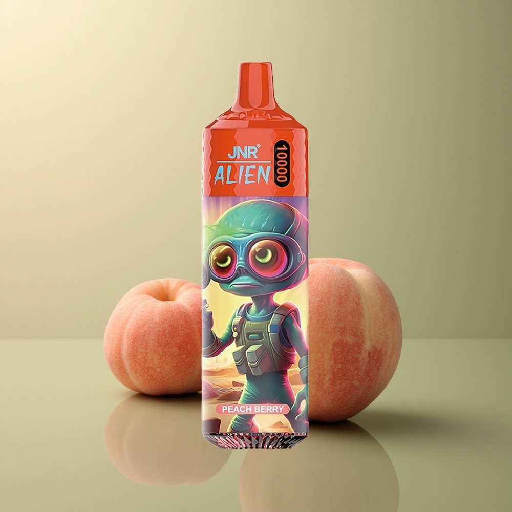 JNR Alien 10000 Pêche Baie 850mAh Type-C LED