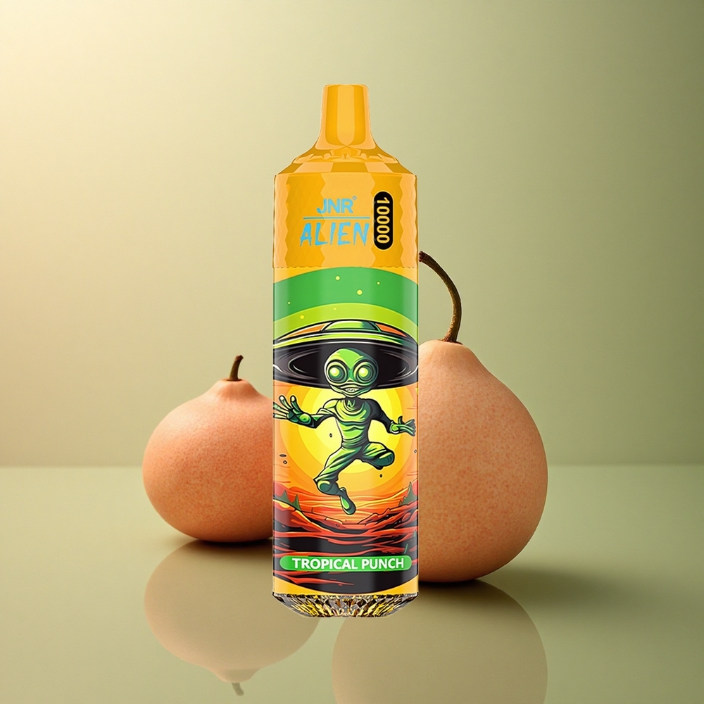 JNR Alien 10000 Punch Tropical à la LED RGB avec 850mAh et 20ml d'E-liquide