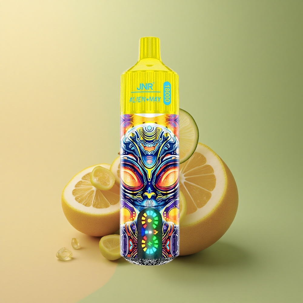 JNR Alien Max 18000 Citron & Lime à Double Mesh avec 850mAh et Nicotine 0-5%