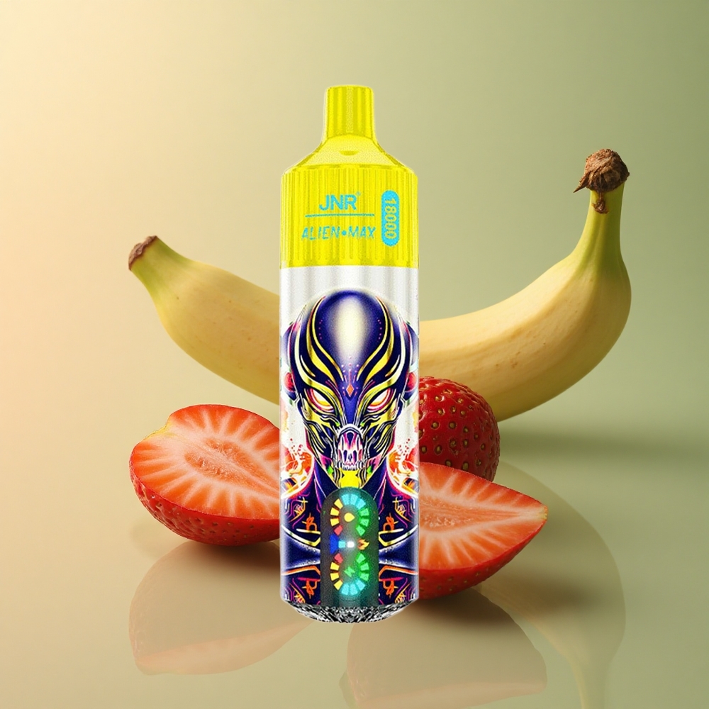 JNR Alien Max 18000 Fraise Banane Dual Mesh 850mAh Nicotine 5%