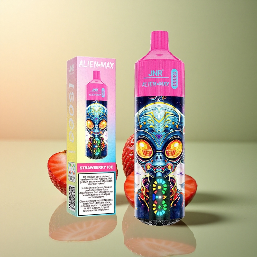 JNR Alien Max 18000 Glace à la Fraise avec Double Mesh et 850mAh