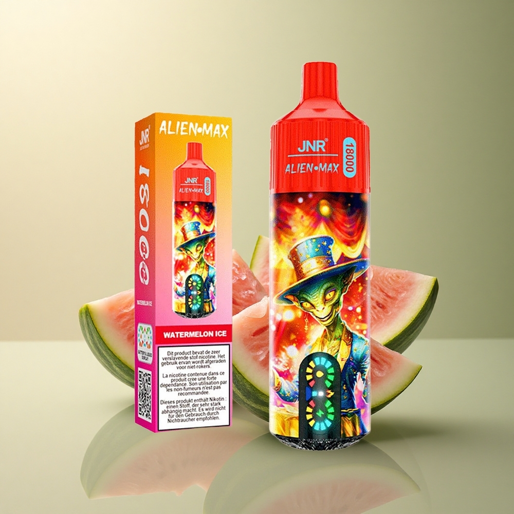 JNR Alien Max 18000 Glace à la Pastèque avec Affichage LED et 850mAh