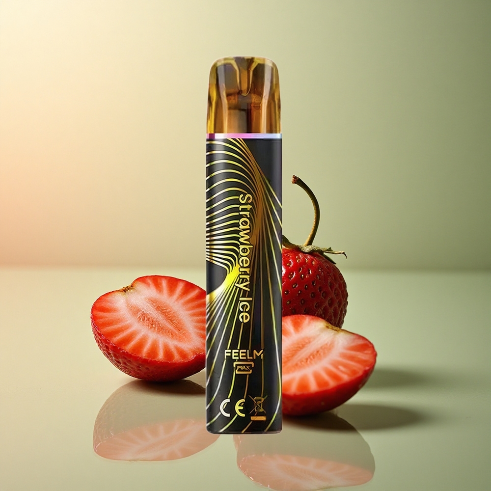 JNR Black&Golden 600+200 Glace à la Fraise 550mAh 2% Nicotine