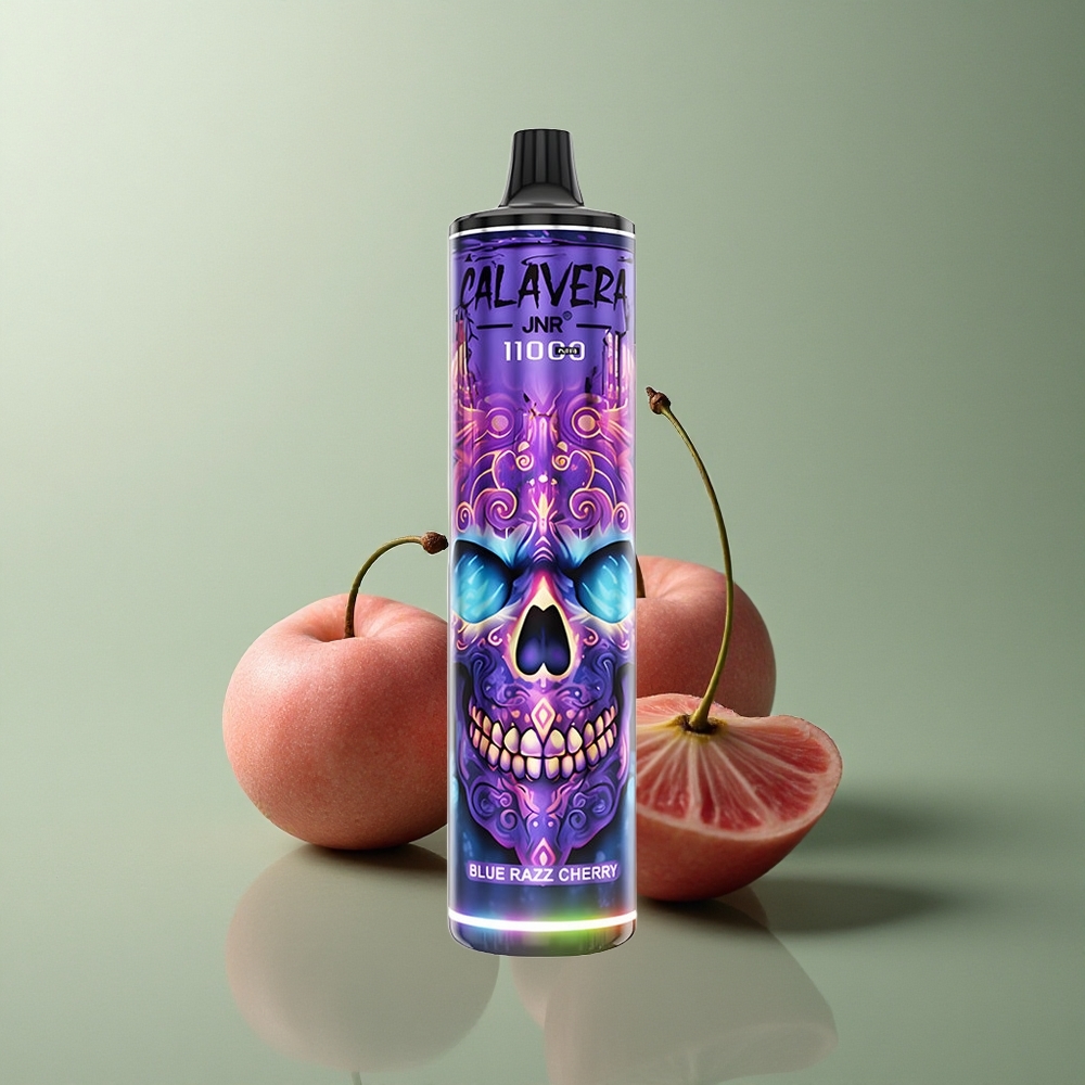 JNR Calavera 11000 Cerise Framboise Bleue Type-C 850 mAh 5% Nicotine