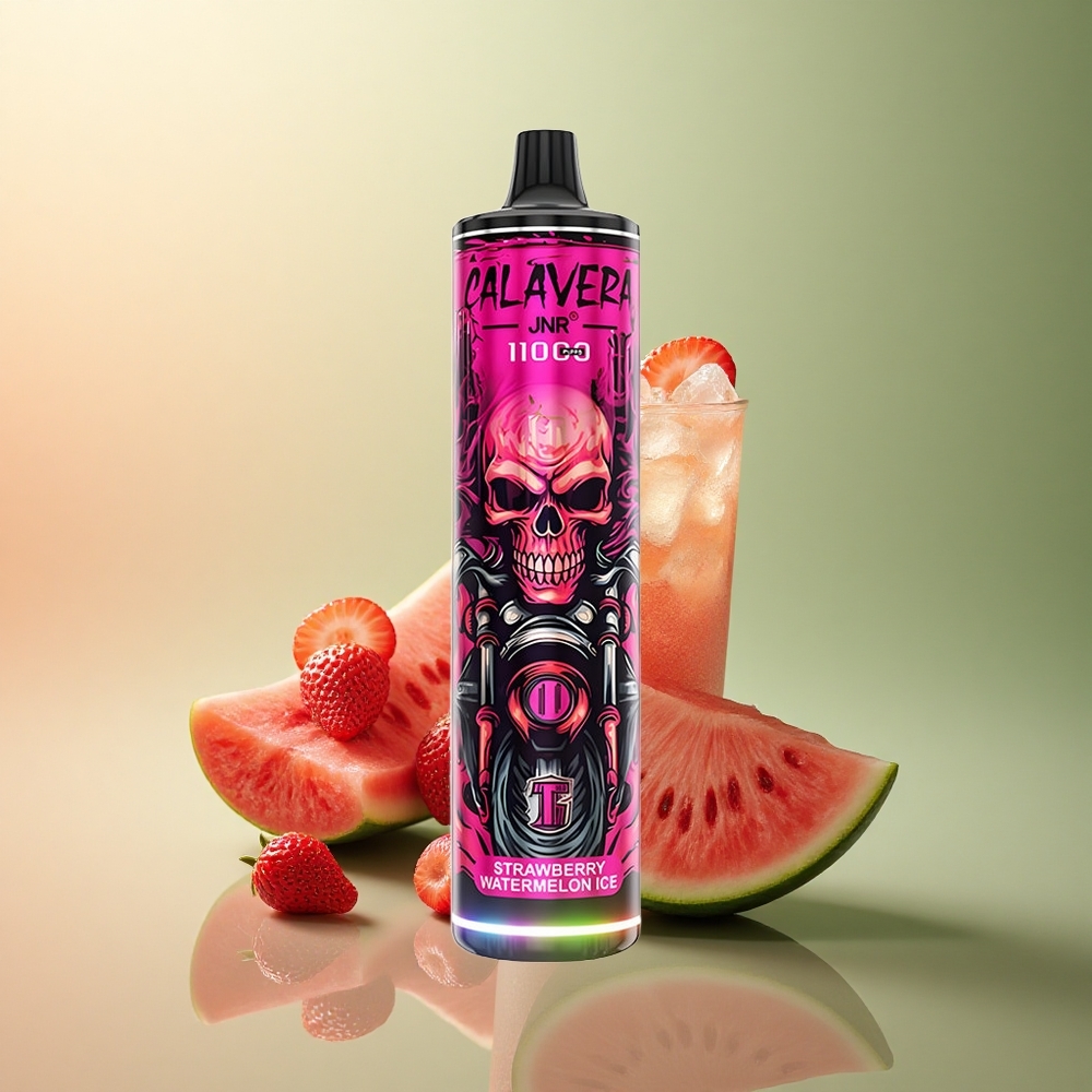 JNR Calavera 11000 Fraise Pastèque Glacée avec 5% nicotine et 850 mAh