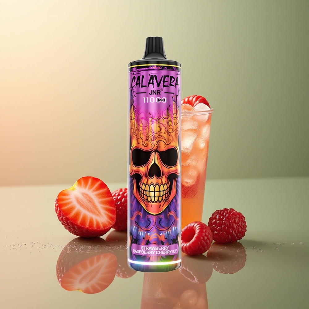 JNR Calavera 11000 Glace Fraise Framboise Cerise 850 mAh 21ml 1.0ohm