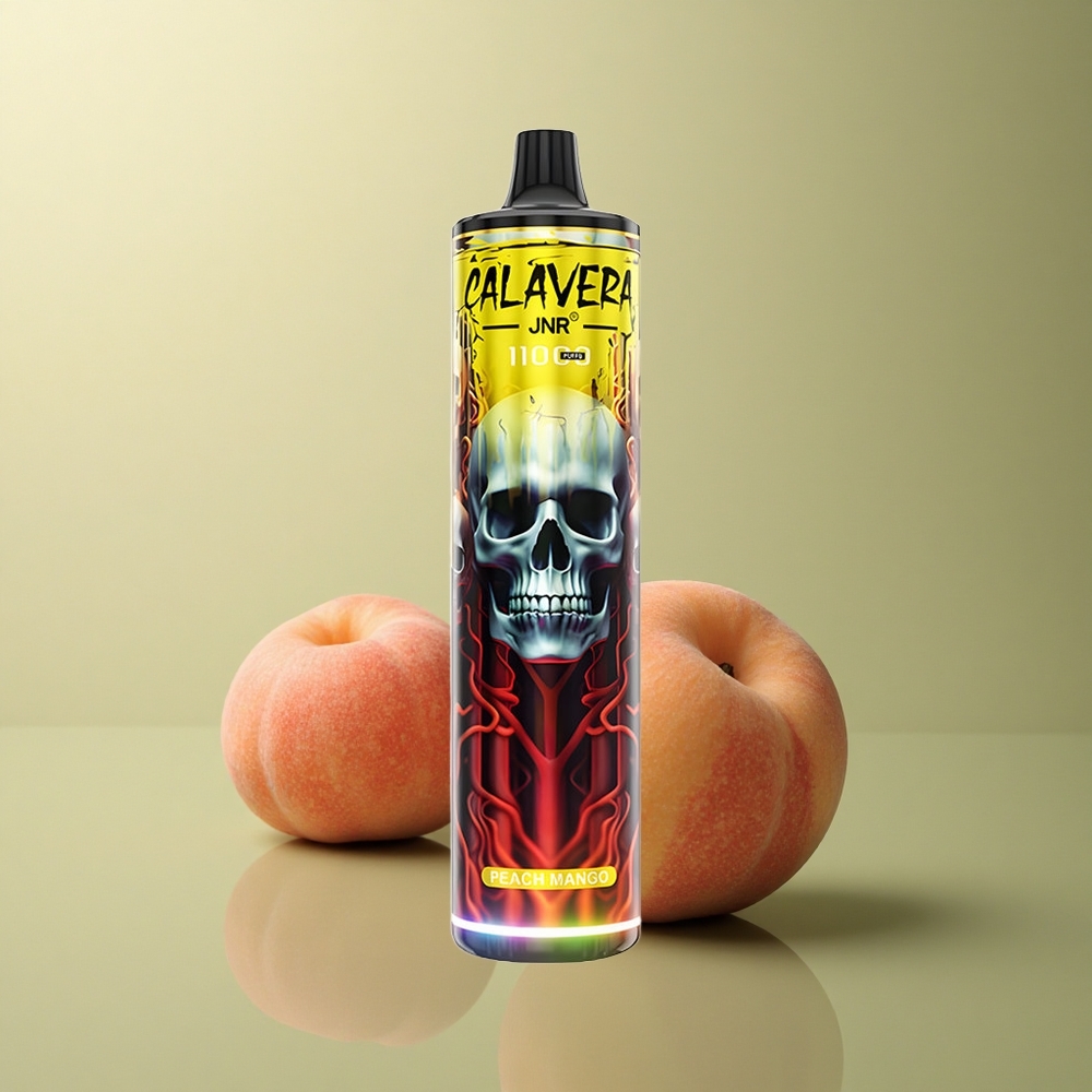 JNR Calavera 11000 Pêche Mangue Type-C 850 mAh 21ml 1.0ohm