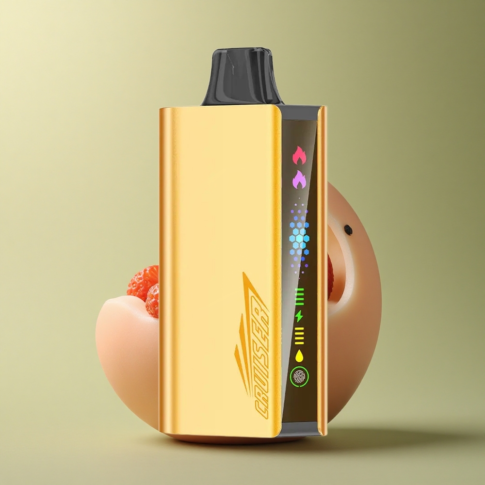 JNR Cruiser 12000 Chupa Chups Fraise Vape Aluminium 3500 mAh 50mg Nicotine