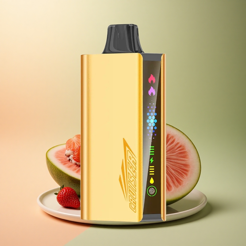 JNR Cruiser 12000 Fraise Noix de Coco Pastèque E-liquide 25ml Batterie 3500mAh
