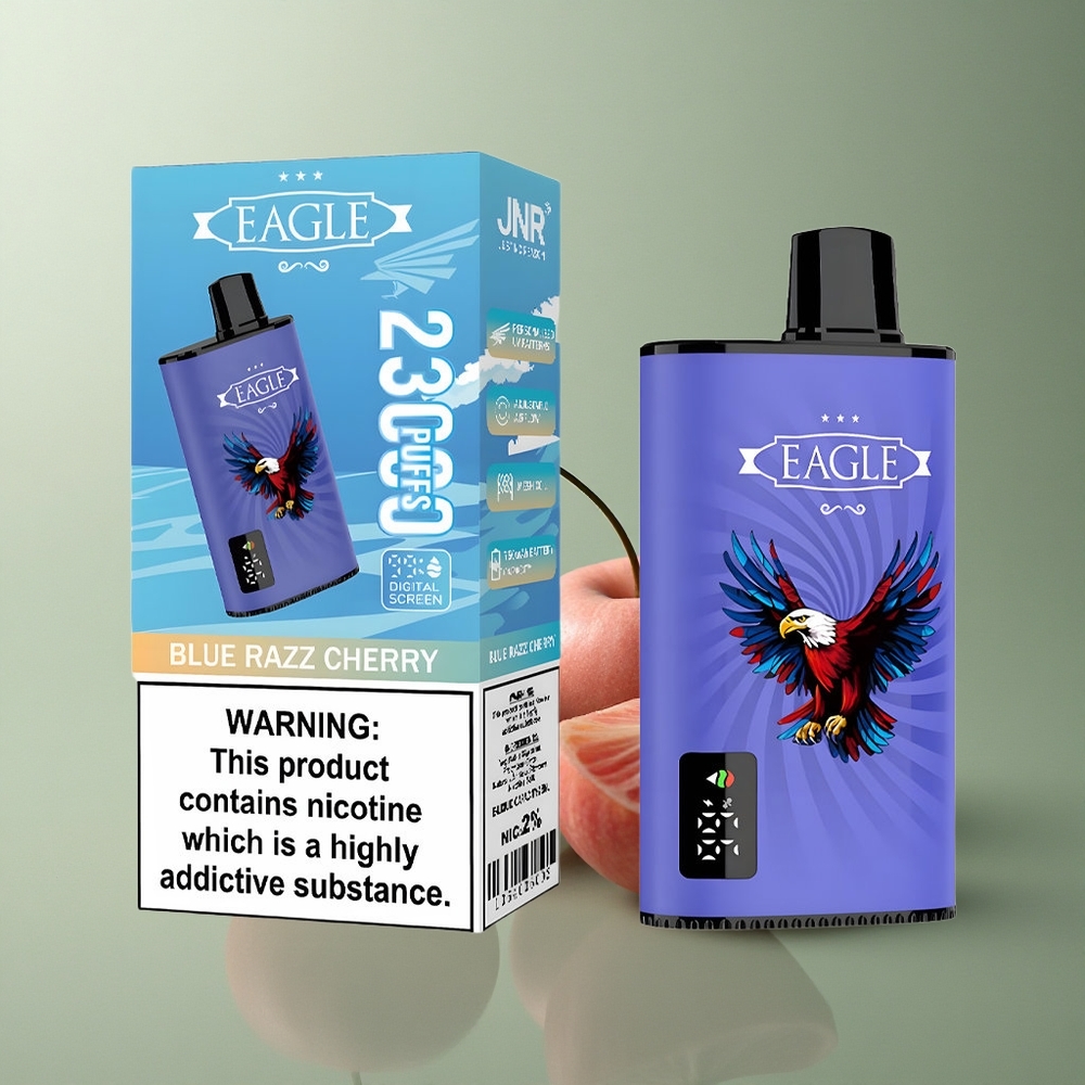 JNR EAGLE Smart 23000 Cerise Bleue Razz Écran Digital 750mAh