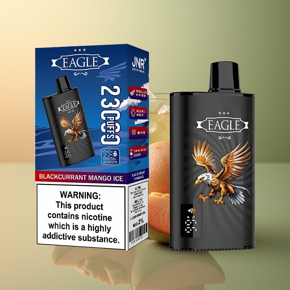 JNR EAGLE Smart 23000 Glace Mangue Cassis avec Écran Numérique et 750mAh