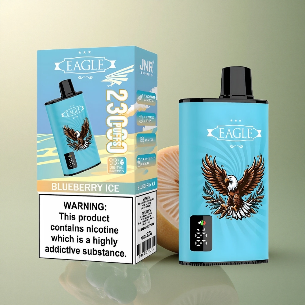 JNR EAGLE Smart 23000 Glace Myrtille Numérique 750mAh 2% Nicotine