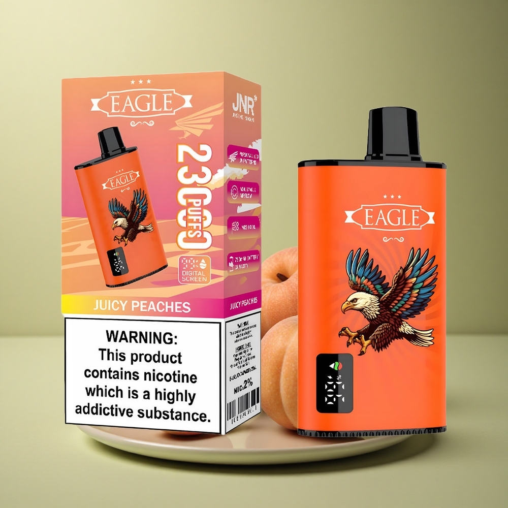 JNR EAGLE Smart 23000 Pêches Juteuses Écran Numérique 750mAh