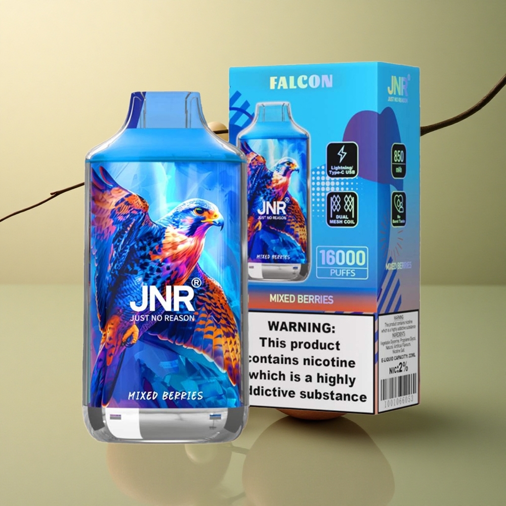 JNR Falcon 16000 Baies Mixtes 850 mAh Dual Mesh Coil