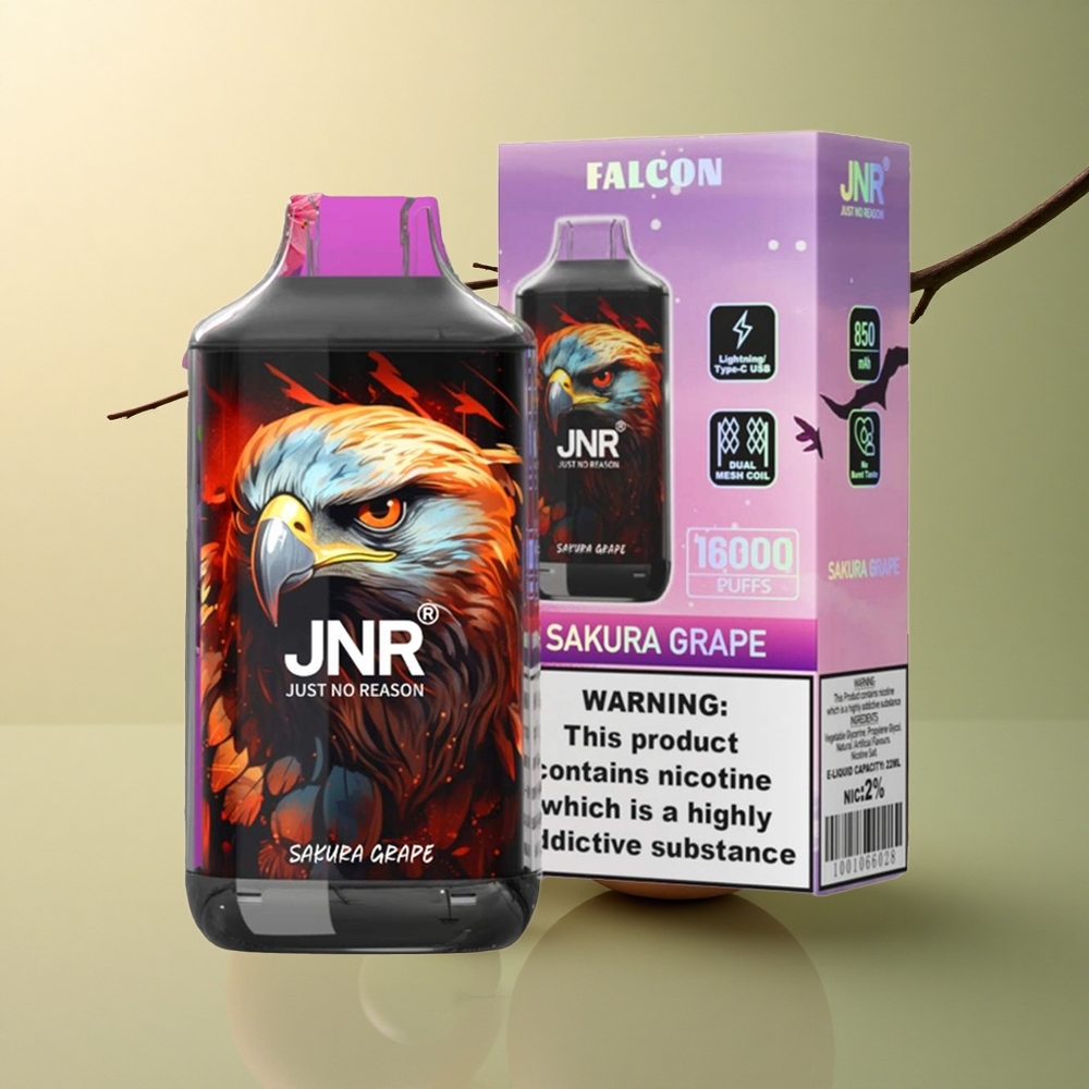 JNR Falcon 16000 Cerise Raisin 850 mAh Dual Mesh