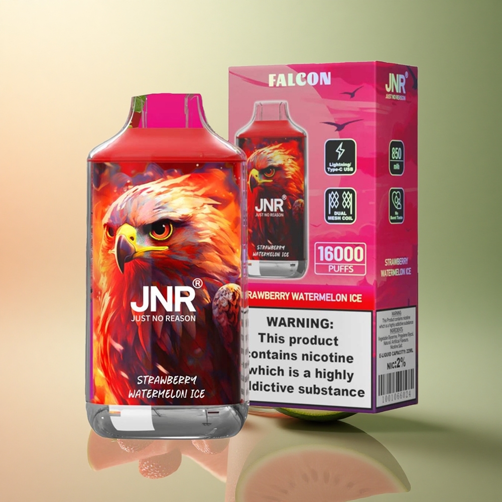JNR Falcon 16000 Fraise Pastèque Glacée avec 850 mAh et 22ml