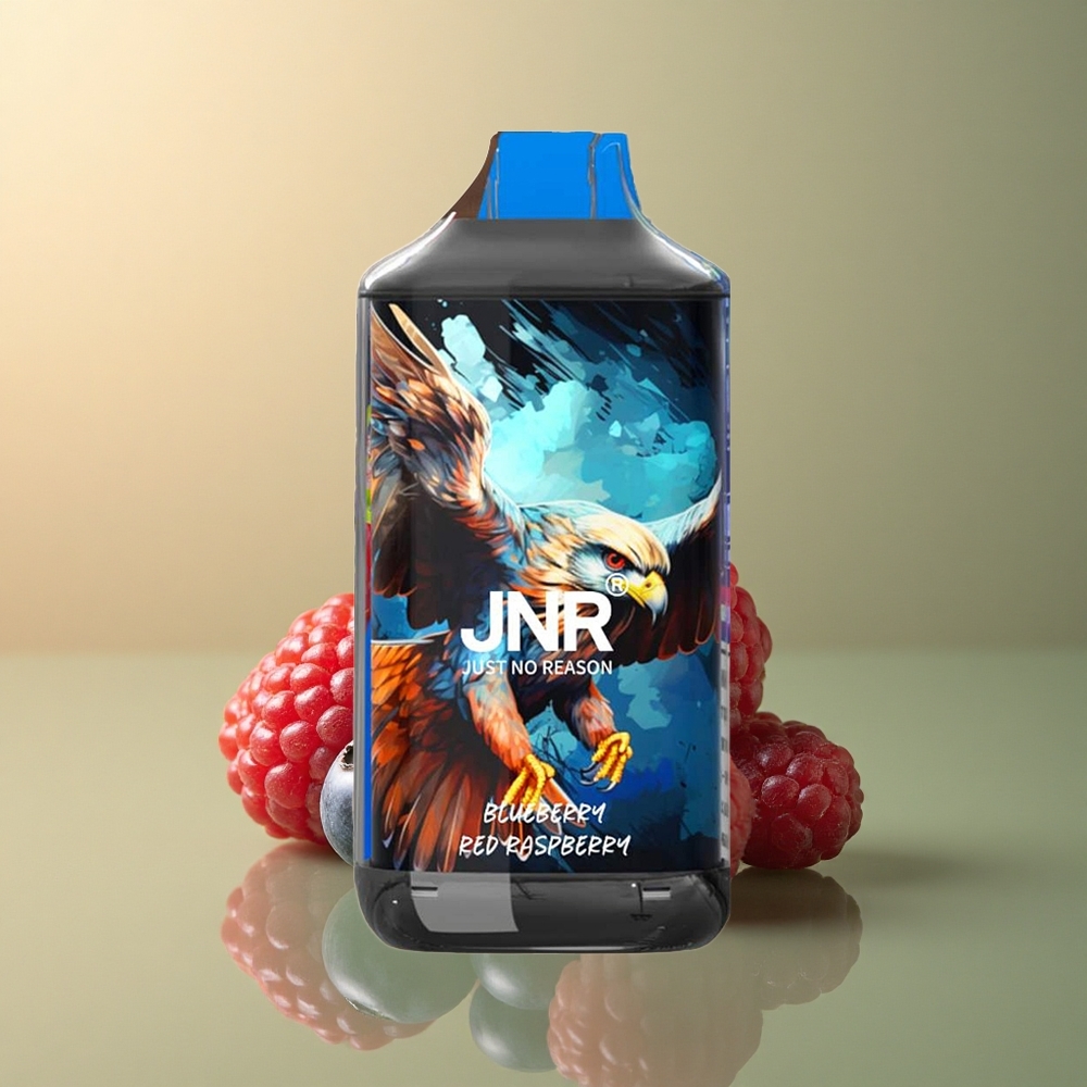 JNR Falcon 16000 Framboise Rouge Myrtille avec 850 mAh et Affichage LED Intelligent