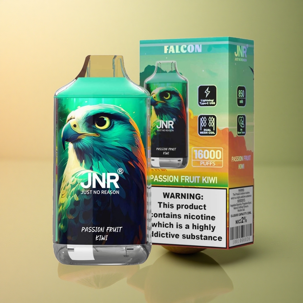 JNR Falcon 16000 Fruit de la Passion Kiwi 850 mAh 22ml Dual Mesh