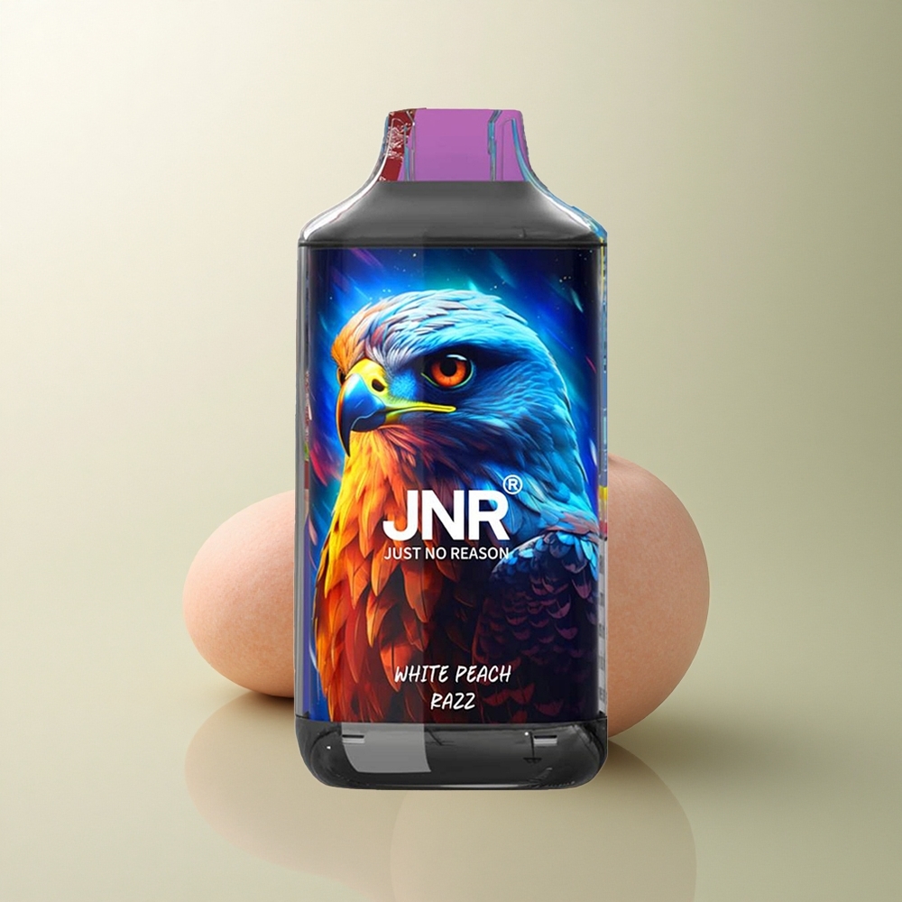JNR Falcon 16000 Pêche Blanche Framboise avec 850 mAh et Affichage LED Intelligent