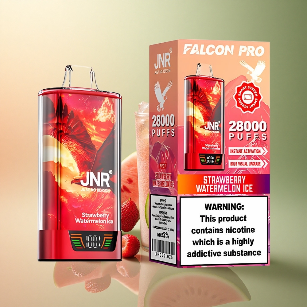 JNR Falcon Pro 28000 Fraise Pastèque Glacée avec 5% Nicotine et 950mAh