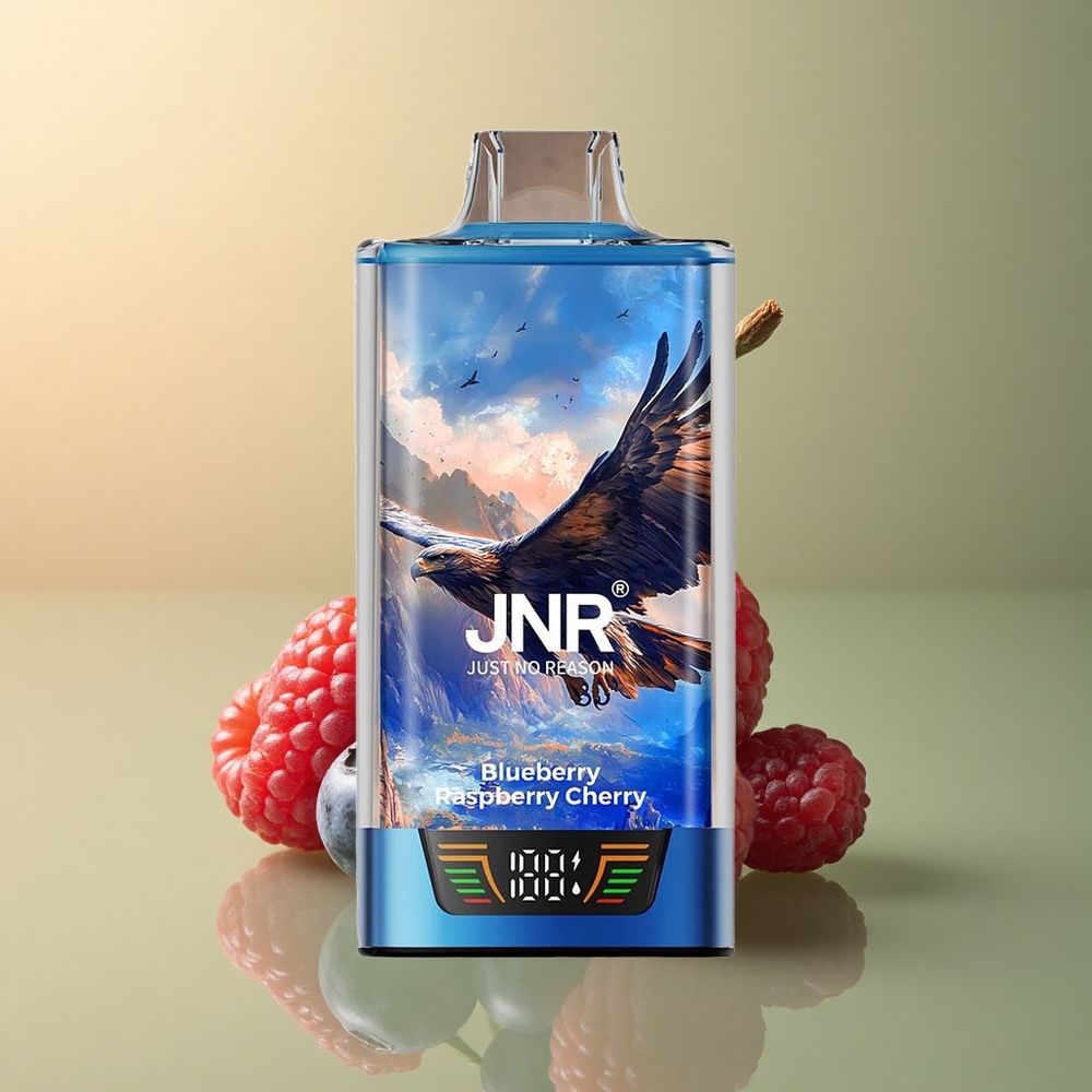 JNR Falcon Pro 28000 Myrtille Framboise Cerise 30ml 950mAh 5% Nicotine